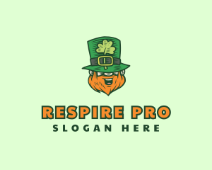 Lucky Irish Leprechaun logo design