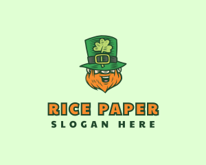 Lucky Irish Leprechaun logo design