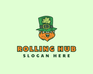 Lucky Irish Leprechaun logo design