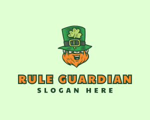 Lucky Irish Leprechaun logo design