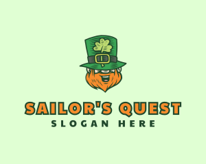 Lucky Irish Leprechaun logo design