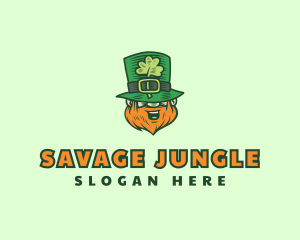 Lucky Irish Leprechaun logo design