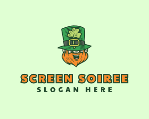 Lucky Irish Leprechaun logo design