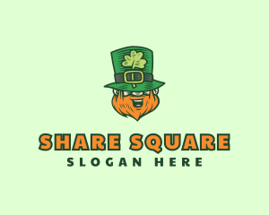 Lucky Irish Leprechaun logo design