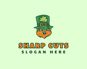 Lucky Irish Leprechaun logo design