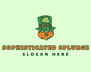 Lucky Irish Leprechaun logo design