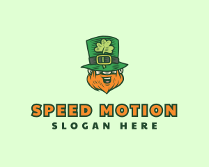 Lucky Irish Leprechaun logo design