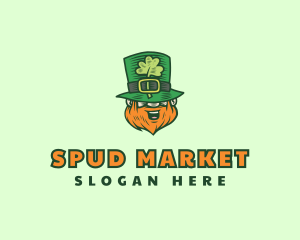 Lucky Irish Leprechaun logo design