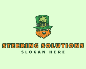 Lucky Irish Leprechaun logo design