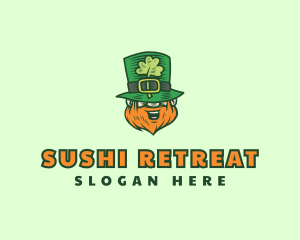 Lucky Irish Leprechaun logo design