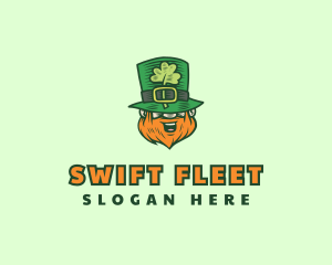 Lucky Irish Leprechaun logo design