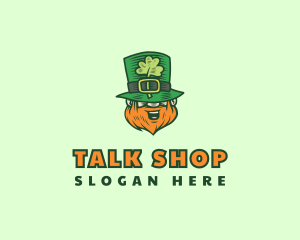 Lucky Irish Leprechaun logo design