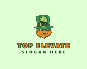 Lucky Irish Leprechaun logo design