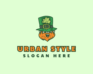 Lucky Irish Leprechaun logo design