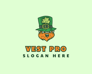 Lucky Irish Leprechaun logo design