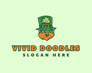 Lucky Irish Leprechaun logo design