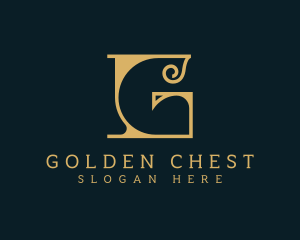 Premium Golden Artist logo design