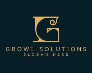 Premium Golden Artist logo design