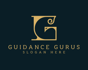 Premium Golden Artist logo design