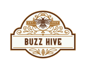 Organic Ornamental Bee logo