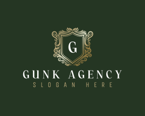 Luxury Crest Ornamental logo design