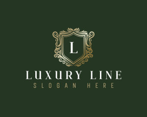 Luxury Crest Ornamental logo design