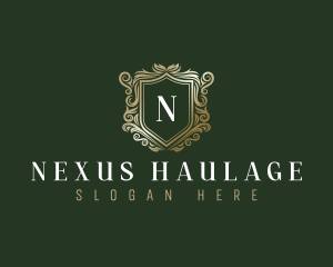 Luxury Crest Ornamental logo design