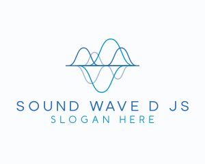 Biotechnology Tech Waves logo design