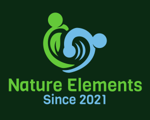 Nature Water Element  logo design