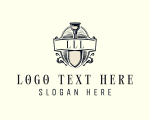 Vintage Shovel Gardening logo