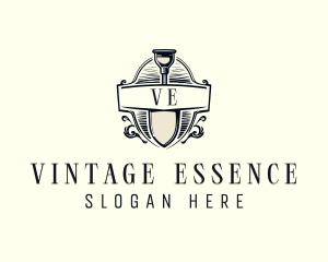 Vintage Shovel Gardening logo