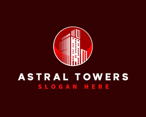 Skyscraper Building Structure logo