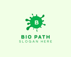 Viral Bacteria Virus logo design