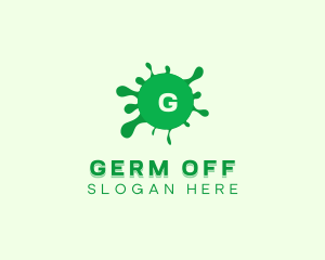 Viral Bacteria Virus logo design