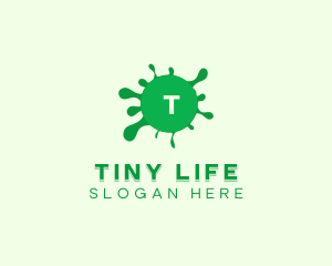 Viral Bacteria Virus logo design