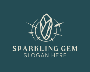 Sparkle Jewel gem logo design