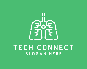 Medical Respiratory Lungs Logo