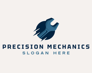 Wrench Tool Mechanic logo design