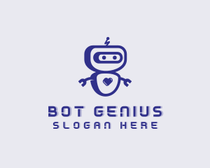 Educational Toy Robot logo design