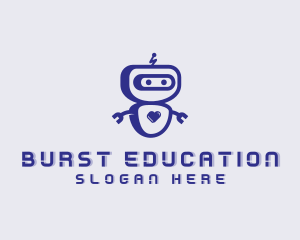 Educational Toy Robot logo design