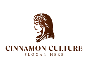 Cultural Bedouin Woman logo