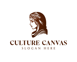 Cultural Bedouin Woman logo
