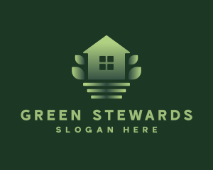 Green House Yard Garden logo design