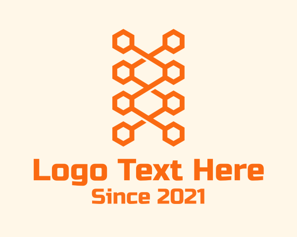 Orange logo example 1
