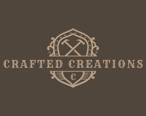 Hammer Carpentry Construction logo design