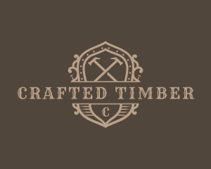 Hammer Carpentry Construction logo design