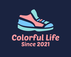 Colorful Rubber Shoes logo design