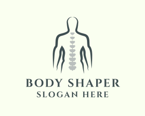 Chiropractor Spine Treatment logo design