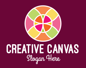 Colorful Decorative Mosaic logo design