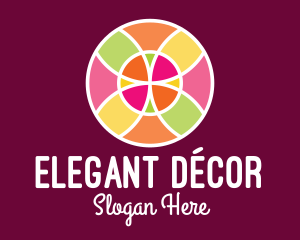 Colorful Decorative Mosaic logo design